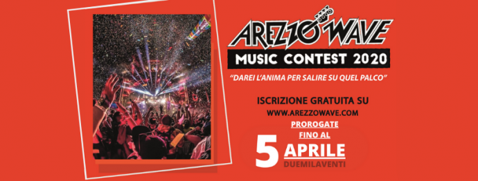 La musica non si ferma: prorogate le iscrizioni a Stati Generali Del Rock / Arezzo Wave Music Contest 2020